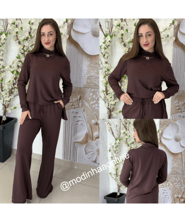 Conjunto Tainara Marrom